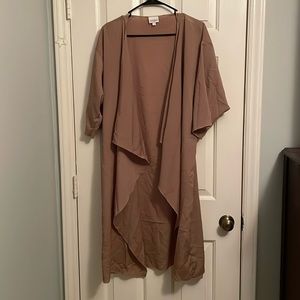 LuLaRoe Open Front Brown Cardigan